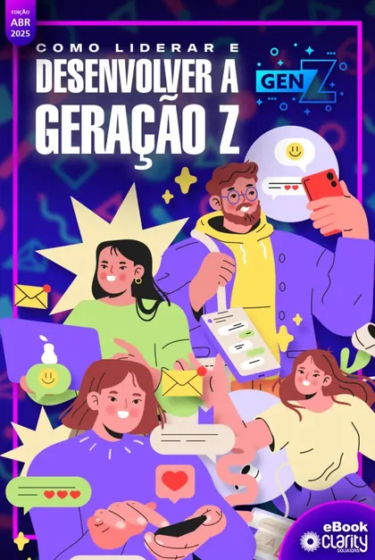 Capa do material Como liderar e desenvolver a Geração Z