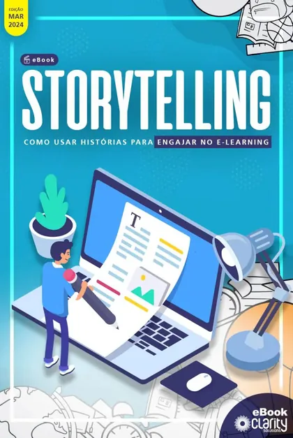 Capa do material Storytelling: como usar histórias para engajar no e-learning